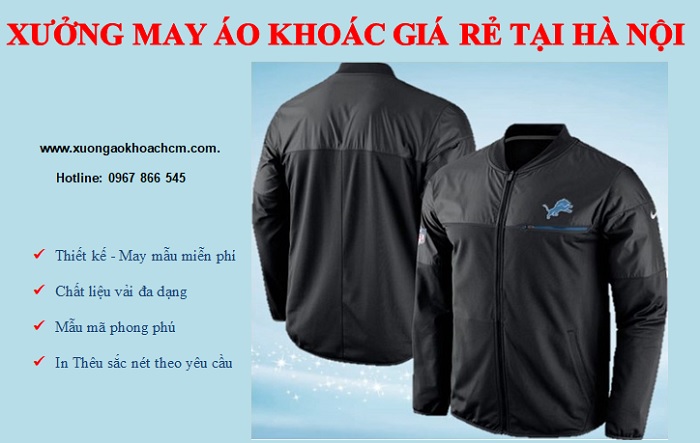 xưởng may áo khoác tại Hà Nội giá rẻ