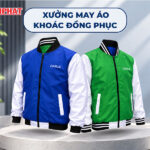 Áo khoác đồng phục 2 mặt – Mẫu đẹp, may theo yêu cầu